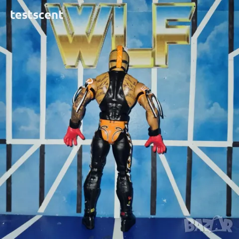 Екшън фигура WWE Rey Mysterio Mattel Elite ? Black & Orange играчка Рей Мистерио, снимка 7 - Фигурки - 48448016