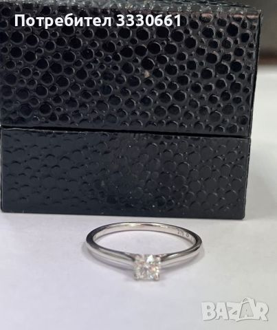 Годежен пръстен бяло злато, снимка 7 - Пръстени - 45826424