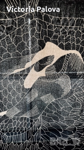 Голям артистичен дизайнерски шал Дания , снимка 6 - Шалове - 52796264