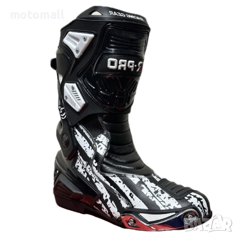 НОВ МОДЕЛ 2026 Мото ботуши спортни R-PRO от 41 до 48-ми размер пистов, снимка 2 - Аксесоари и консумативи - 52256232