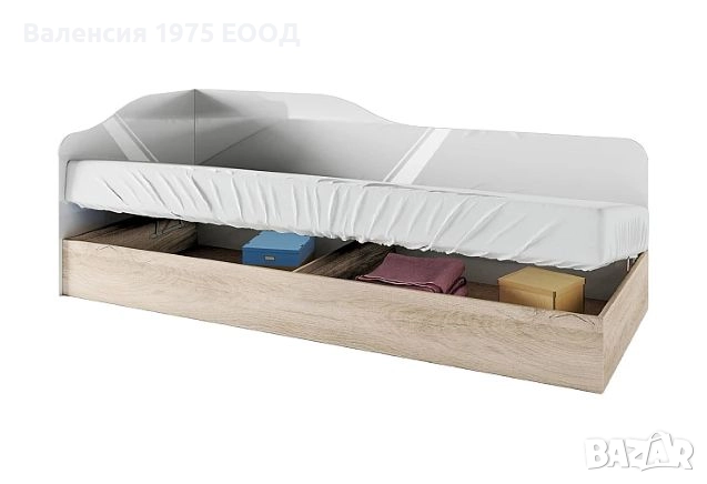 Легло с механизъм Сити 2004 сонома, орех или комбинация бяло/ арвен, снимка 8 - Спални и легла - 9808292