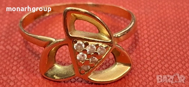 Златен пръстен , снимка 6 - Пръстени - 53782109