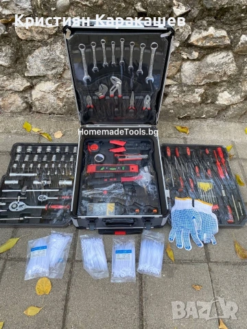 Немски куфар с инструменти BLT Werkzeuge 1050 части, снимка 5 - Куфари с инструменти - 53902488