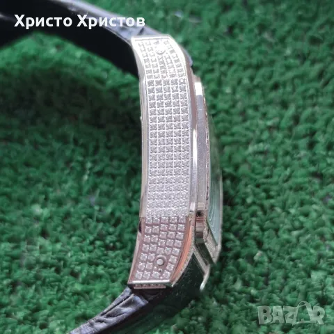 Мъжки луксозен часовник Cartier Santos 100, снимка 3 - Мъжки - 46972002