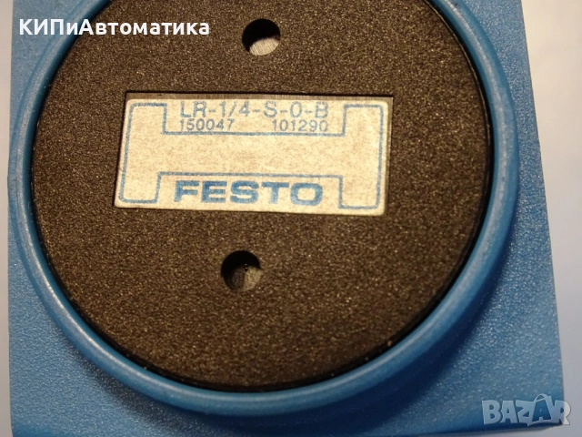 пневматичен регулатор Festo LR-1/4-S-O-B 15 0047 Pneumatic Pressure Regulator 0-10Bar, снимка 4 - Резервни части за машини - 53151584