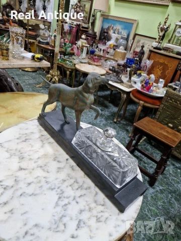 Прекрасна антикварна стара френска метална фигура статуетка , снимка 7 - Антикварни и старинни предмети - 50888501