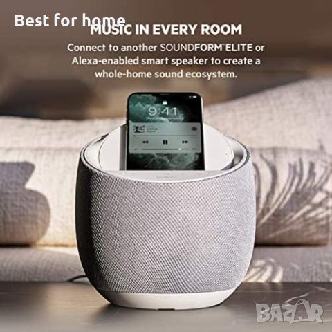 Belkin SOUNDFORM Elite Hi-Fi Smart Speaker + Безжично зарядно устройство с Alexa , снимка 8 - Тонколони - 46709320