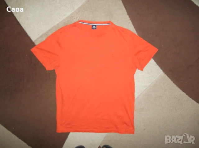 Тениски LERROS,BISON  мъжки,ХЛ   /сива и оранж/, снимка 9 - Тениски - 44866054