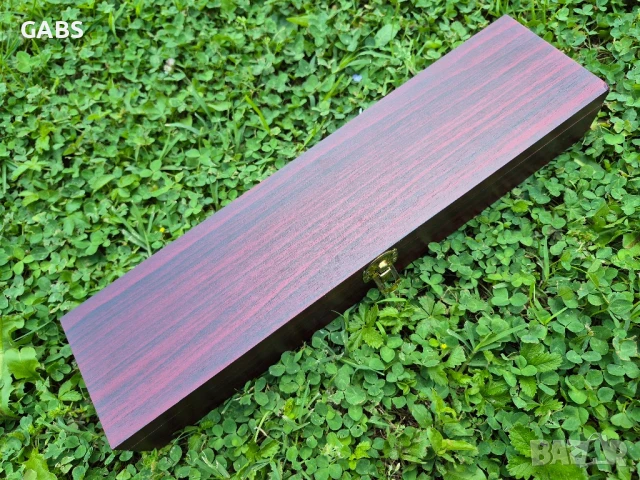 Голям ловен нож FOX в дървена подаръчна кутия, снимка 10 - Ножове - 50466119