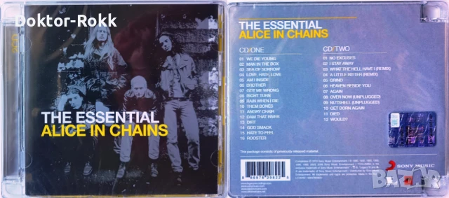 Alice In Chains - оригинални и неофициални CD издания , снимка 2 - CD дискове - 49885099