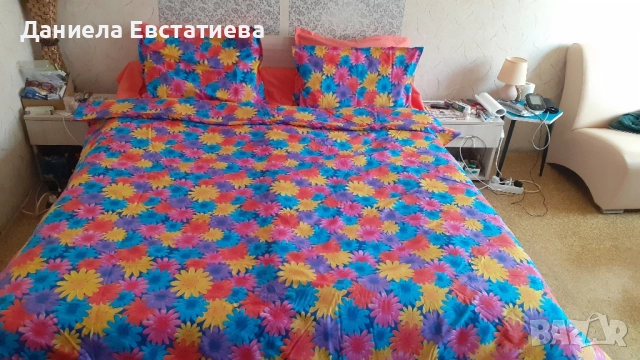 Продавам олекотена завивка ранфорс, на цветя, отлична., снимка 2 - Олекотени завивки и одеяла - 52291080