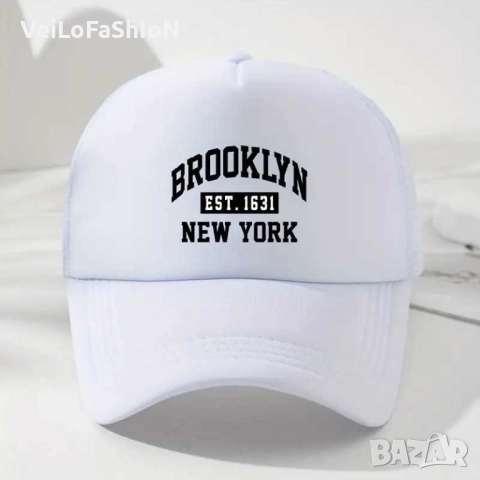 Нова дишаща шапка с козирка Brooklyn EST 1631 New York, снимка 5 - Шапки - 46808026