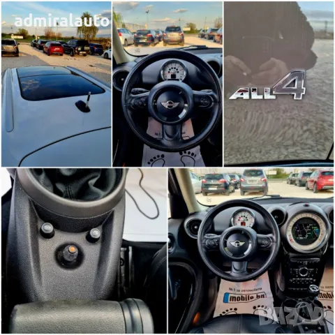 Mini Countryman 1.6D 4x4 Panorama, Navi, Koja, снимка 15 - Автомобили и джипове - 49870930