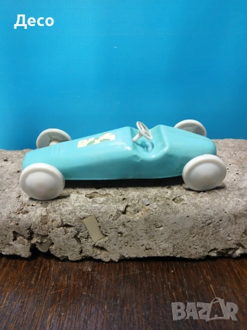 Стара българска пластмасова играчка автомобил , снимка 4 - Колекции - 53658301