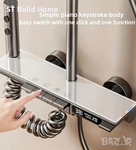 Пиано Душова Система – Стил и Функционалност за Вашата Баня, снимка 3 - Душове - 51543377