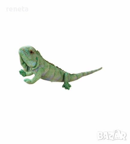 Играчка Игуана, Плюшено, Син/Зелен, 65 см, снимка 1 - Плюшени играчки - 46231705