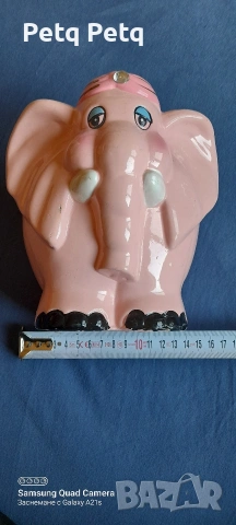 порцеланово слонче 🐘 касичка , снимка 2 - Колекции - 53634546