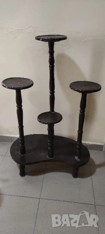 Дървен цветарник 