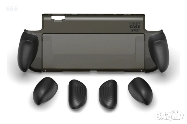 калъф със сменяеми дръжки за Nintendo Switch 2 - черен