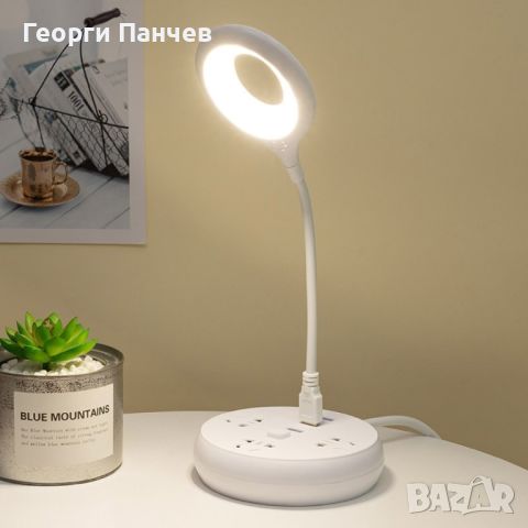 Настолна LED лампа за бюро с 12 крушчици, 6 W, снимка 2 - Лед осветление - 45951296