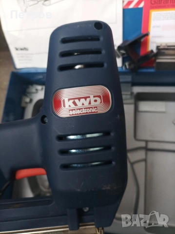 Такер немски с метален куфар и пирони, снимка 6 - Други инструменти - 53202265