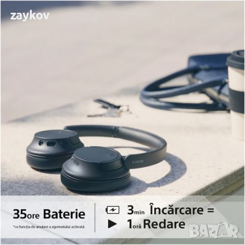 Безжични слушалки Sony - WH-CH720, ANC, черни, снимка 7 - Слушалки и портативни колонки - 46118159
