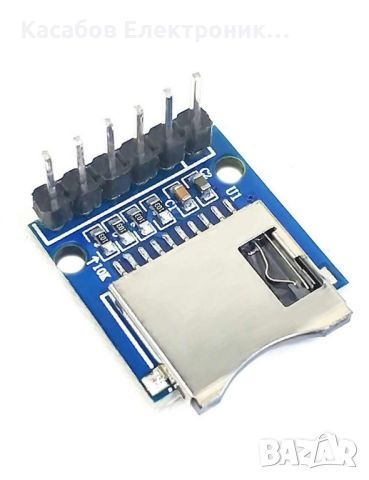 Модул за четене на Micro SD карти Arduino SPI 3.3V, снимка 2 - Друга електроника - 45102371