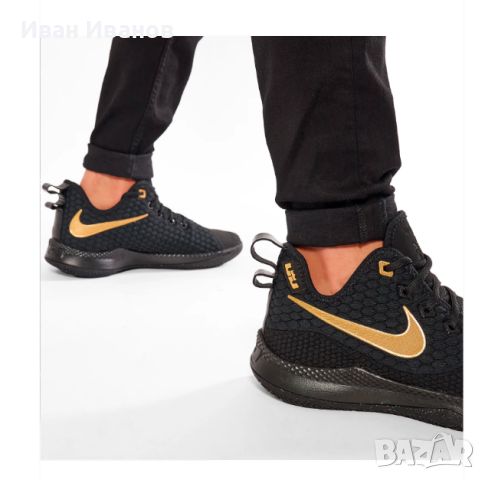 маратонки Nike LeBron Witness 3 'Black Gold'  номер 41,5-42, снимка 7 - Маратонки - 46243322