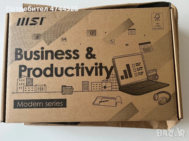 MSI Modern 15 F1MG  в ГАРАНЦИЯ, снимка 5 - Лаптопи за работа - 53573387