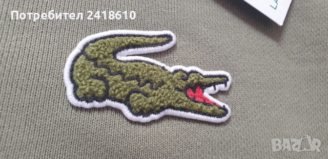 Lacoste Loose Fit Cotton Mens Size 4 - M НОВО! ОРИГИНАЛ! Мъжка Блуза!, снимка 2 - Блузи - 53594850