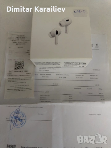 Airpods pro 2 USB-C, снимка 4 - Bluetooth слушалки - 53111999
