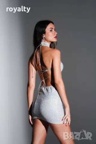 Стилна дамска рокля Два цвята , снимка 4 - Рокли - 50414449