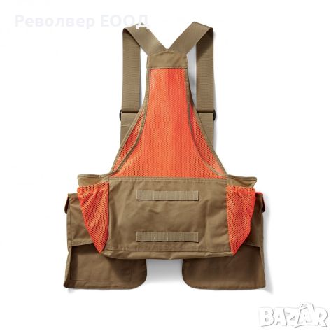 Раница/елек Filson - Mesh Game Bag, Dark Tan / Blaze Orange (XL - XXXL), снимка 2 - Екипировка - 45282045