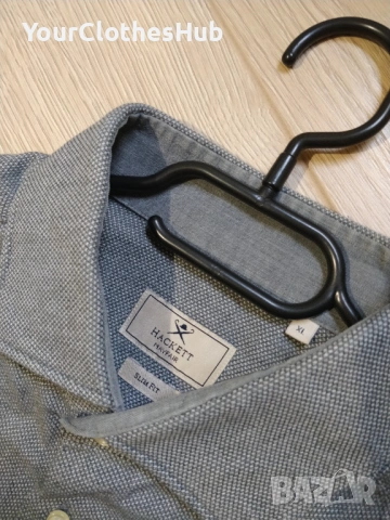 Hackett Mayfair XL size Мъжка риза с дълъг ръкав, снимка 4 - Ризи - 53273412