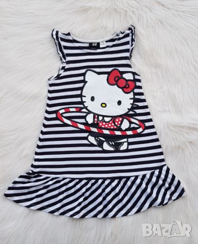 Детска рокля H&M Hello Kitty Размер 4-6 години , снимка 6 - Детски рокли и поли - 46373603