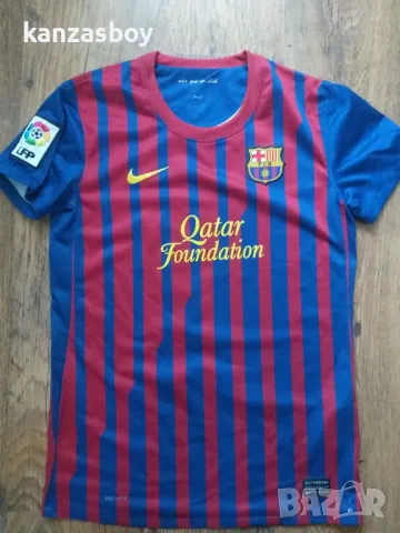 NIKE BARCELONA HOME FOOTBALL SHIRT - юношеска футболна тениска , снимка 5 - Детски тениски и потници - 48524547