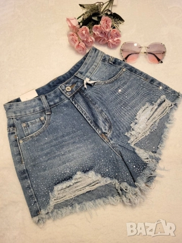 панталонки с камъчета , снимка 6 - Къси панталони и бермуди - 51522412