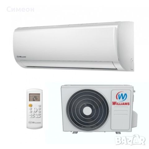 Инверторен климатик Williams 12000BTU. Безплатна доставка , снимка 1 - Климатици - 46292879