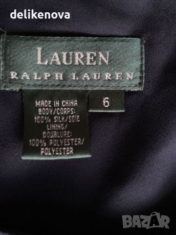 Ralph Lauren. Original. Size S-М 100% Коприна , снимка 5 - Рокли - 45777993