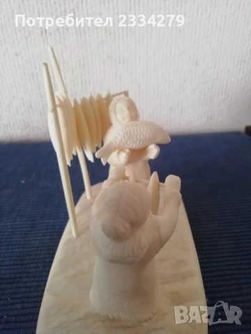 стари антични фигурални статуйки резба от кост. , снимка 7 - Антикварни и старинни предмети - 53483494