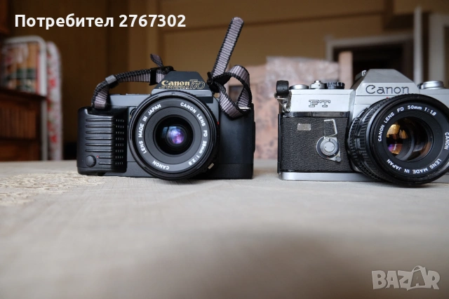 Canon film cameras, снимка 2 - Фотоапарати - 53416714
