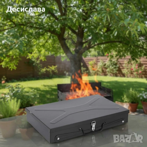 Градинска сгъваема скара за къмпинг и пикник