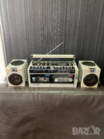 SANYO M-W24K VINTAGE RETRO BOOMBOX радио касетофон, снимка 3 - Радиокасетофони, транзистори - 54013742