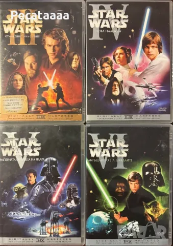 Междузвездни войни Еп.3,4,5,6 DVD
