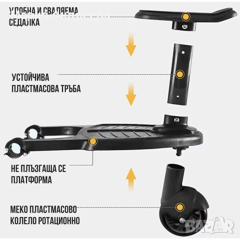 Борд за количка за второ дете, снимка 8 - Детски колички - 53632666