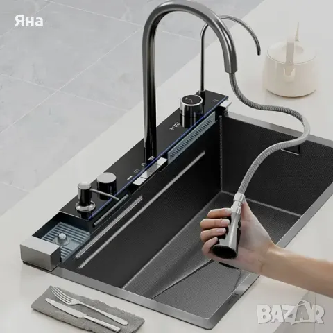 Модерна мултифункционална елегантна мивка от неръждаема стомана , снимка 5 - Мивки - 50168234