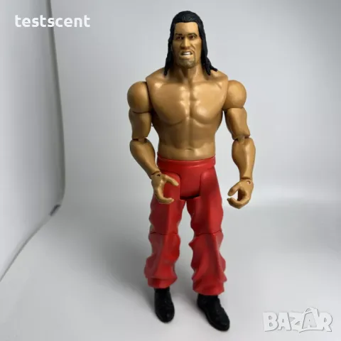 Екшън фигура WWE The Great Khali Великия Кали играчка figure Mattel Basic Series, снимка 4 - Колекции - 48506689