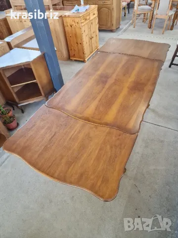 Масивна Барокова Разтегателна Маса-внос от Германия!, снимка 4 - Маси - 50190963