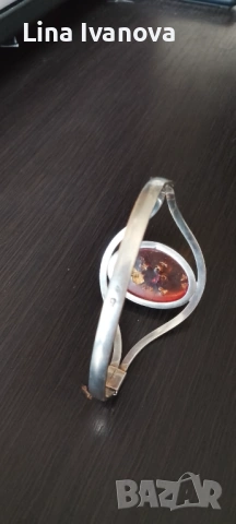 Сребърна гривна , снимка 3 - Гривни - 54262832