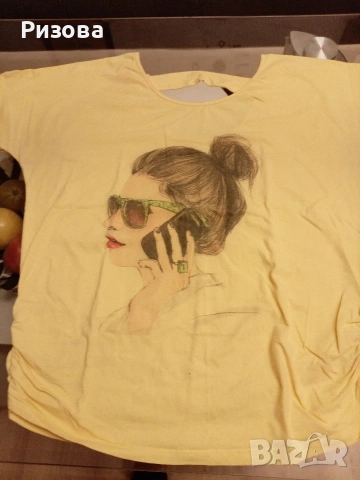 Подарявам дамски блузи, голями ХЛ, маркови, снимка 7 - Тениски - 54247969